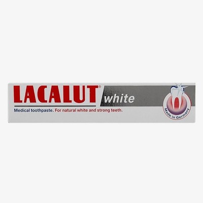 Lacalut White Medical Toothpaste Natural White & Strong Teeth 75ml Germany