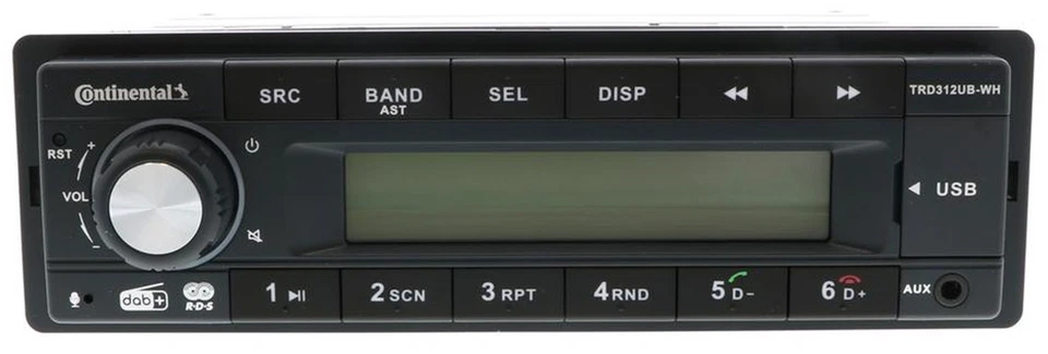 Continental USB 1DIN AUX DAB MP3 Autoradio für Chevrolet Spark (KLM 2012-2013) - Bild 4 von 4