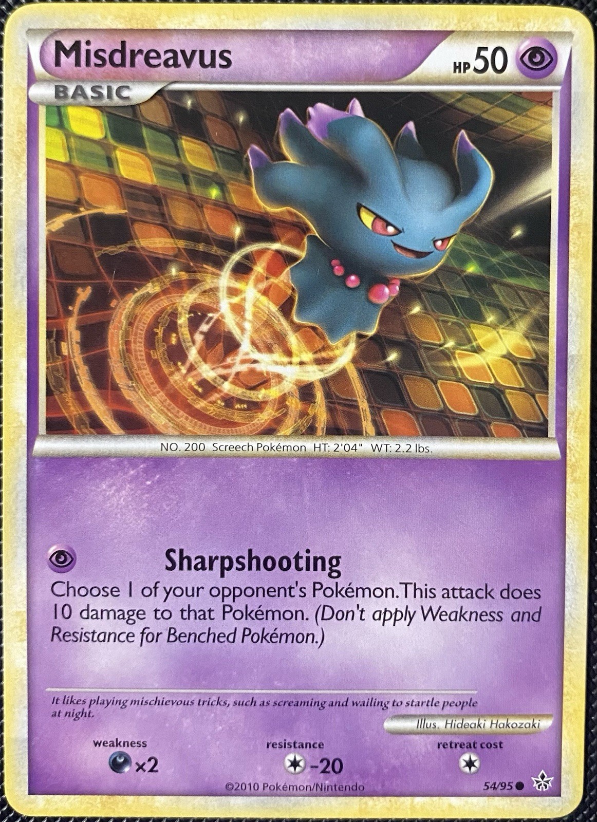 Misdreavus 54/95 Unleashed Regular - Pokémon Card