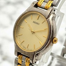 SEIKO Battery Watch Women V701-2B90 Combination Working Watch