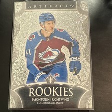 2024-25 Upper Deck Artifacts - Rookies Jason Polin #190 silver Foilboard (RC)