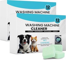 Clean Washing Machine Cleaner Tablets - 24 Pack for a 12 Month Supply.