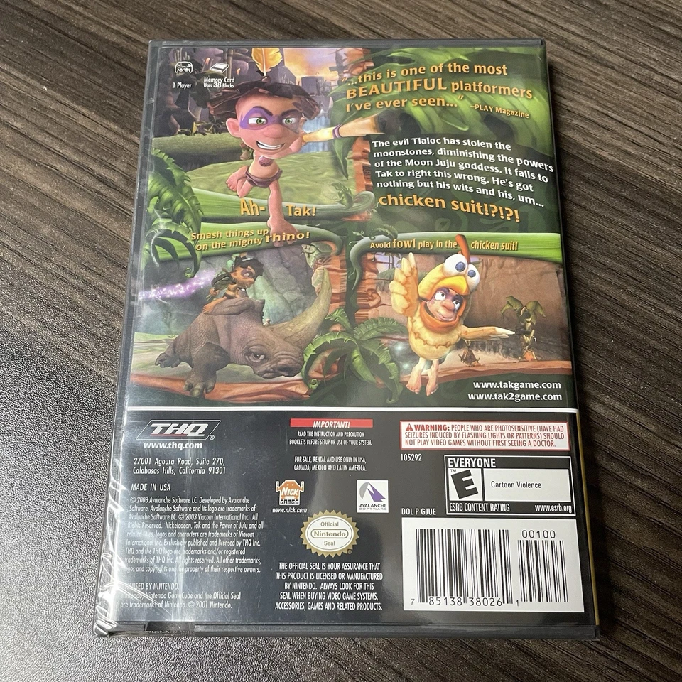 Tak and the Power of Juju Nintendo Gamecube Brand New + Factory Sealed - Image 3 of 4