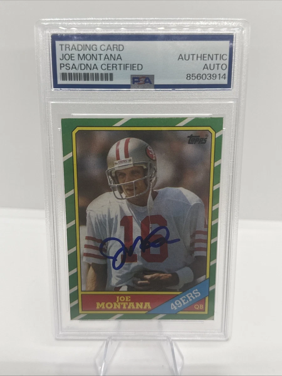Professional Sports Authenticator (PSA) Joe Montana NFL Original