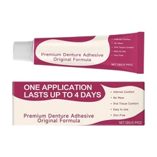 Denture Adhesive Fixing Cream Strong Hold Glue Cull Long Lasting New