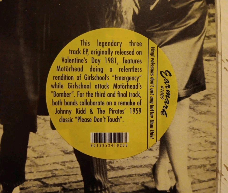 Motörhead Girlschool - St Valentines Day Massacre 10" Vinyl EP Punk Heavy Metal - Bild 2 von 3