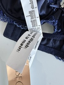 Lise Charmel Underwire Blue Lace Bra Size 32B