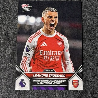 Topps Now 2026 Leandro Trossard Arsenal Premier League #097
