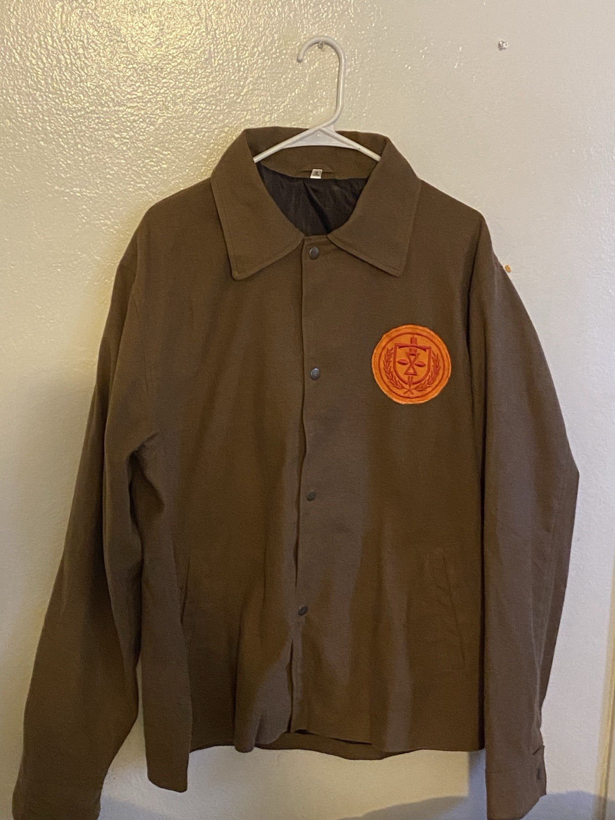Brown Variant Jacket with Patch and 'VARIANT' Bac… - image 1