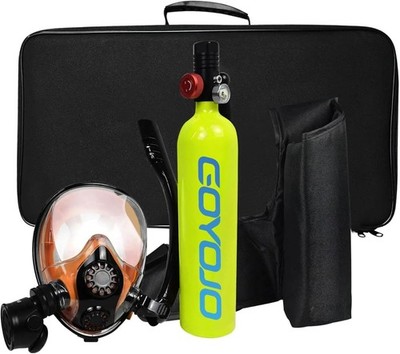 1L Mini Scuba Diving Tank Mask Equipment Dive Cylinder Oxygen Bottle Underwater