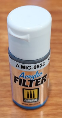 Ammo Mig  Sand Grey Filter 0828 Acrylic Wash 15ml Paint