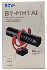 BOYA BY-MM1 AI Supercardioid On-Camera Microphone with AI Noise Cancellation