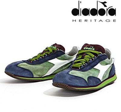 DIADORA HERITAGE Diadora Equipe Suede Stonewash Green & Blue 156552 01 17105679