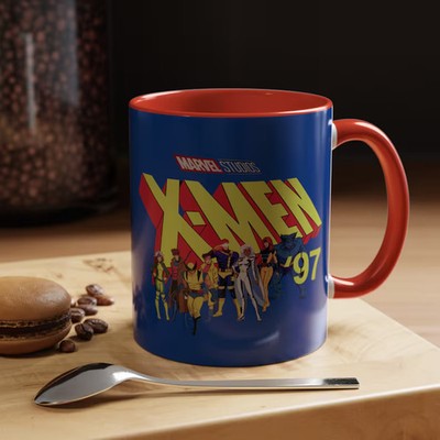 Disney Marvel X-Men '97 Wolverine Beast Red White Coffee Mug 11-15oz