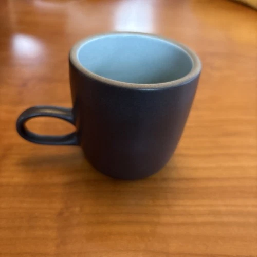 Heath Ceramics Studio Mug In Aqua/Chocolate- Discontinued