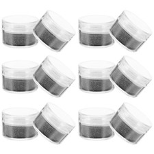 50 Pcs Round Display Boxes Plastic Sponge Holder For Jewelry Storage