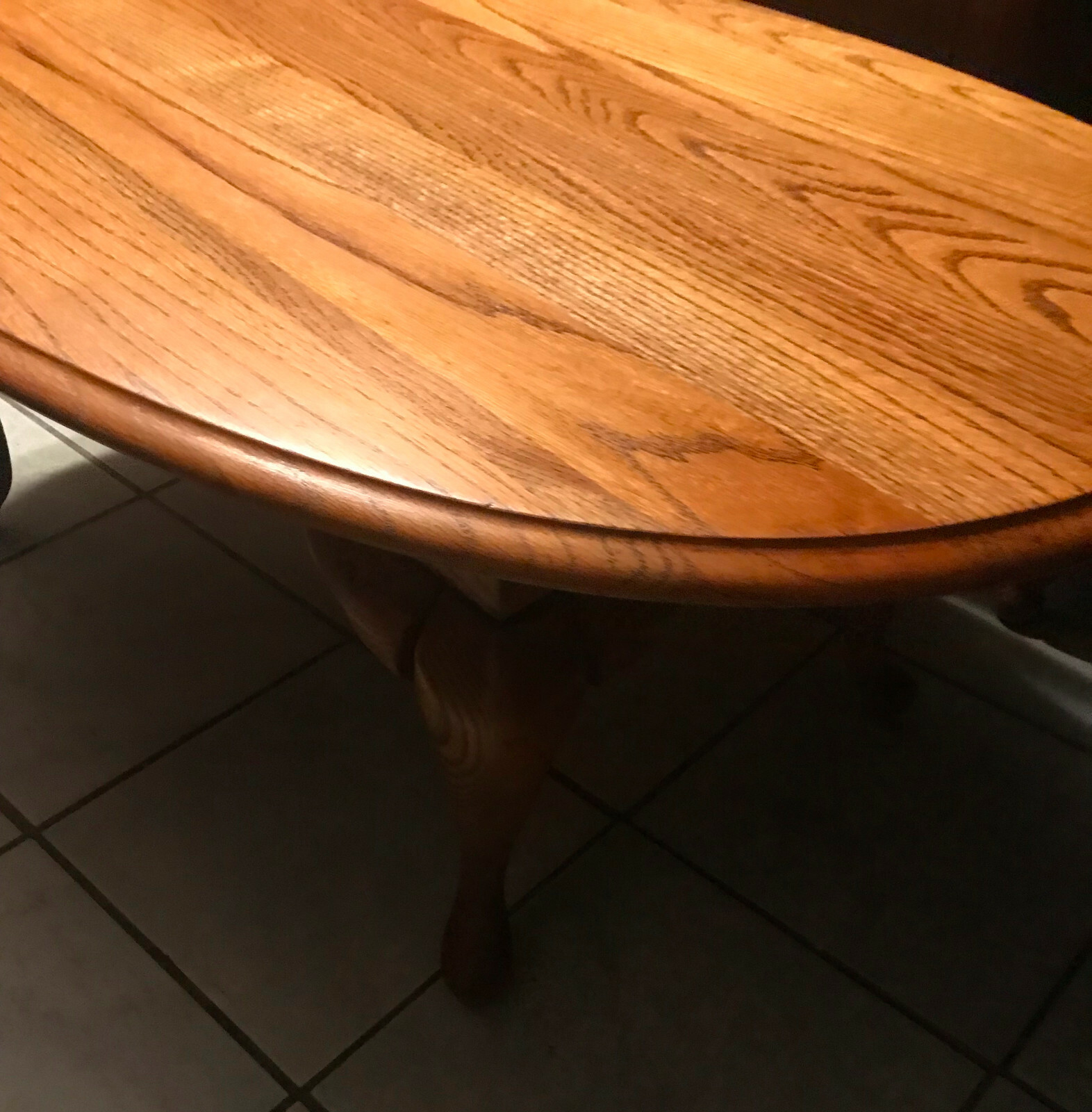 Mid Century Solid Oak Oval Coffee Table (CT174) eBay
