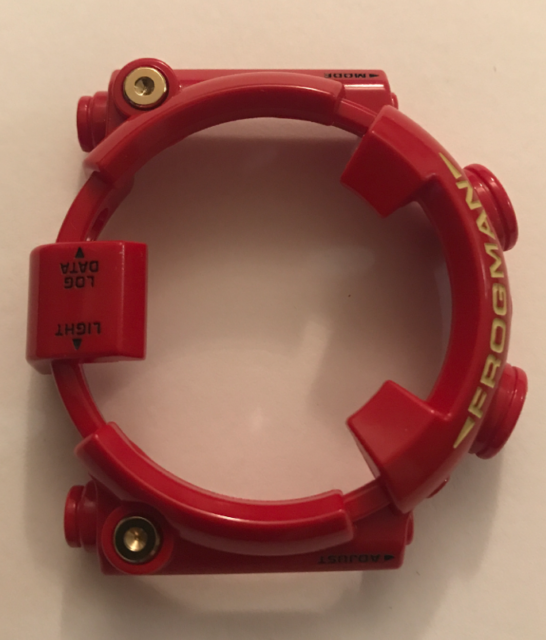 g shock frogman red