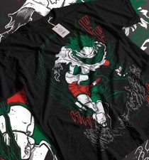 Izuku Midoriya Deku T-Shirt My Hero Academia bakugou Anime T-shirt Size S 5XL