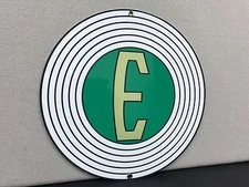 EDSEL Ford motors advertising garage sign baked