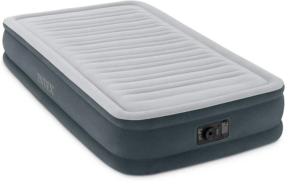 Intex 67766 Materasso gonfiabile letto singolo comfort Dura Beam con pompa Rotex - Immagine 2 di 4