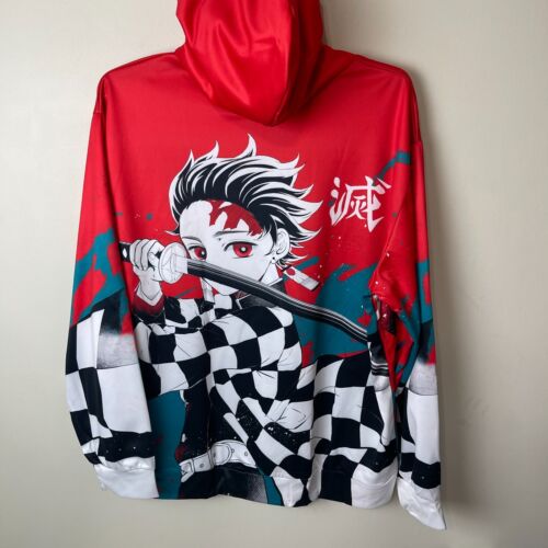 Anime DEMON SLAYER Hooded Print Fashion Hoodie Sweater Pullover Oberteil XL - Bild 7 von 10