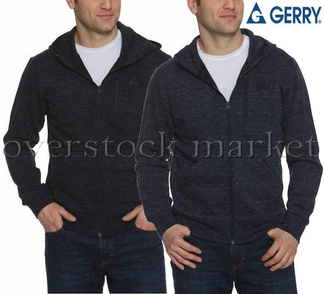 NEW MENS GERRY FULL ZIP HOODIE HOODY! FULL ZIP HOODED JACKET! VARIETY