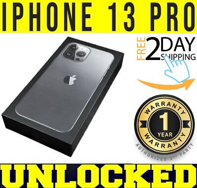 Apple iPhone 13 PRO 128GB GRAPHITE (FACTORY UNLOCKED)  1 YEAR WARRANTY   SEALED 