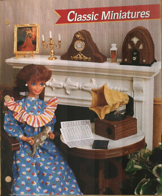 NEW CLASSIC MINIATURES VICTROLA ANNIE'S PLASTIC CANVAS PATTERN INSTRUCTIONS
