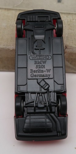 Micro Wiking Ho 1/87 Bmw 520 I Red In Box #19313 - Picture 6 of 8