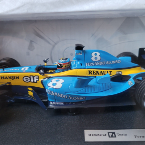 Hot Wheels 1/18 2004 Fernando Alonso Renault F1 R24 "Mild Seven" Diecast, Sealed - Picture 8 of 15