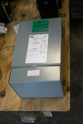HPS 5 KVA 1 Phase Transformer 480V Pri, 240/480 V Sec Hammond 3R ...