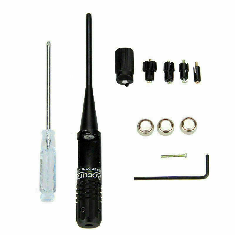LASER Bore Sighter Boresighter Kit For .22 to .50 Caliber Scope w