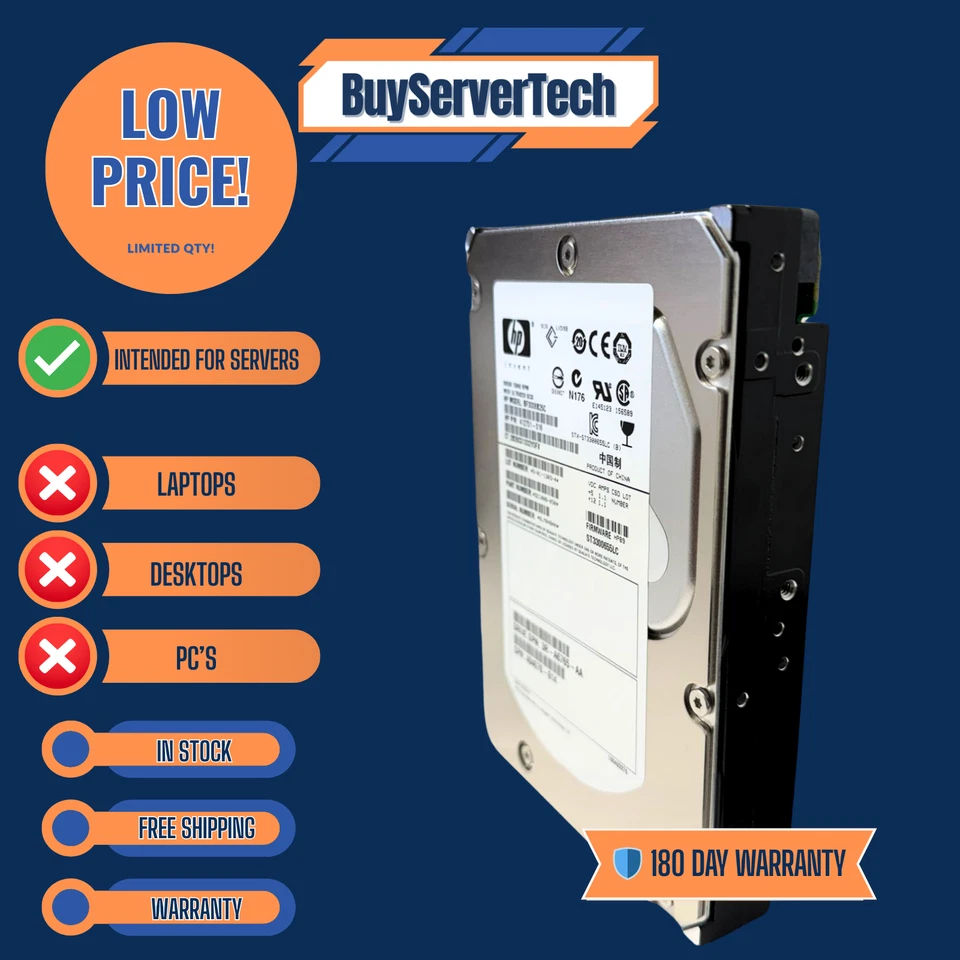 HP 412751-016 300GB 15K U320 HDD  411089-B22 411261-001 3R-A6765-AA | Warranty - Image 3 of 4