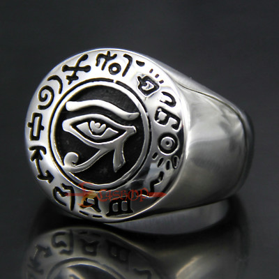 服/ファッション MM: Eye of Ra Udjat Egyptian Horus Ring s-l400.jpg