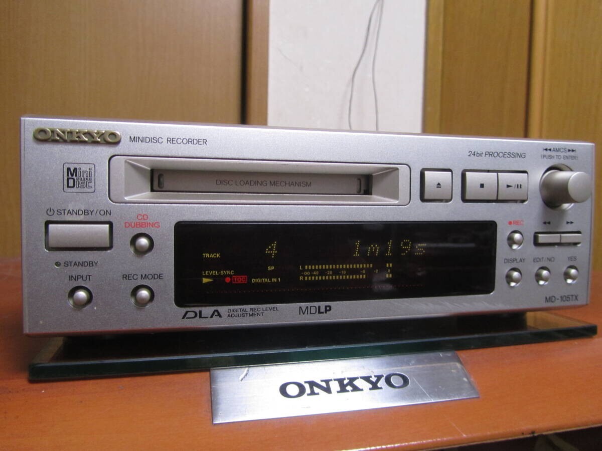Onkyo MD-105 ミニディスクレコーダー　MDレコーダー Onkyo MD-105 ミニディスクレコーダー MDレコーダー ONKYO] MD