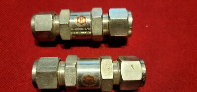SS 316 Pipe Fittings New Stock 1/2'' Compression