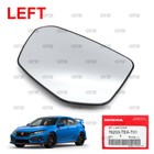 Fits Honda Civic FC FK Sedan Hatchback 2016 '21 Lh Side Mirror Glass+Backing
