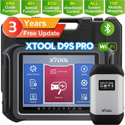 XTOOL D9 PRO E.CU Online Programming Car Full System Diagnostic Scanner Topology