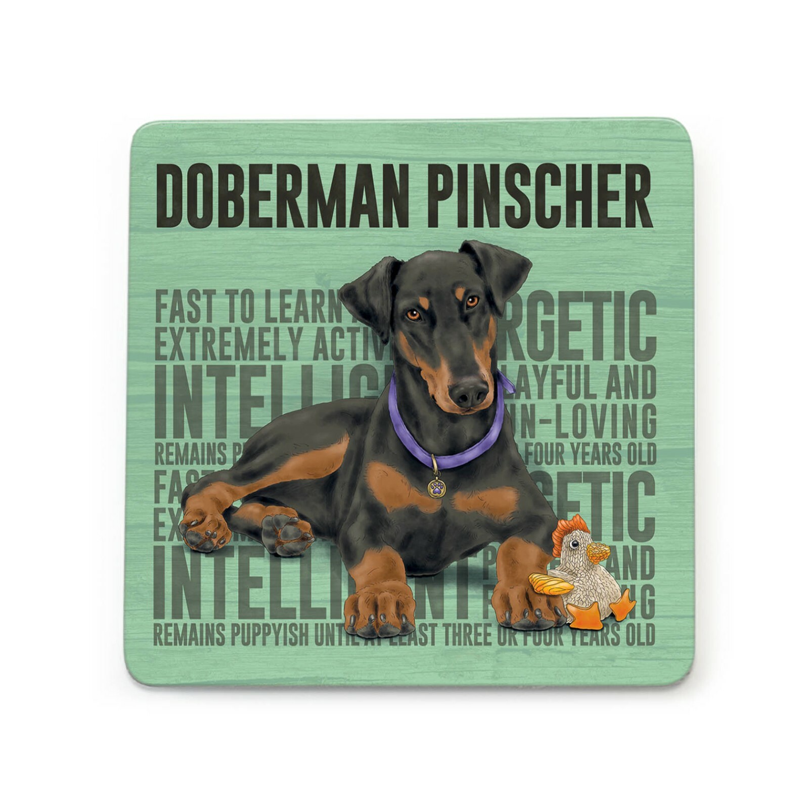 Doberman Coaster Gift/Present Dog eBay