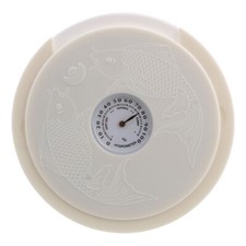 Guitar Sound Hole Cover w/ Hygrometer for 99-102mm Sound Hole Dia Guitar White