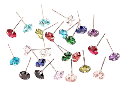 Orecchini acquamarina pendenti diamanti punti luce 2.69 ct. oro bianco 18kt - La Morella