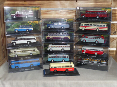 Atlas Bus Collection Sammlung Auswahl 1:72 Mercedes Tatra Volvo Layland IFA ...