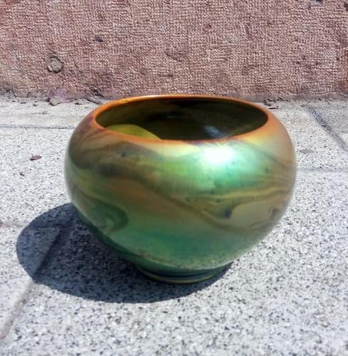 ZSOLNAY Eozin Pot/Bowl 644 form classic Zsolnay shape - Picture 9 of 11