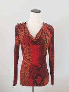 michael kors red blouse