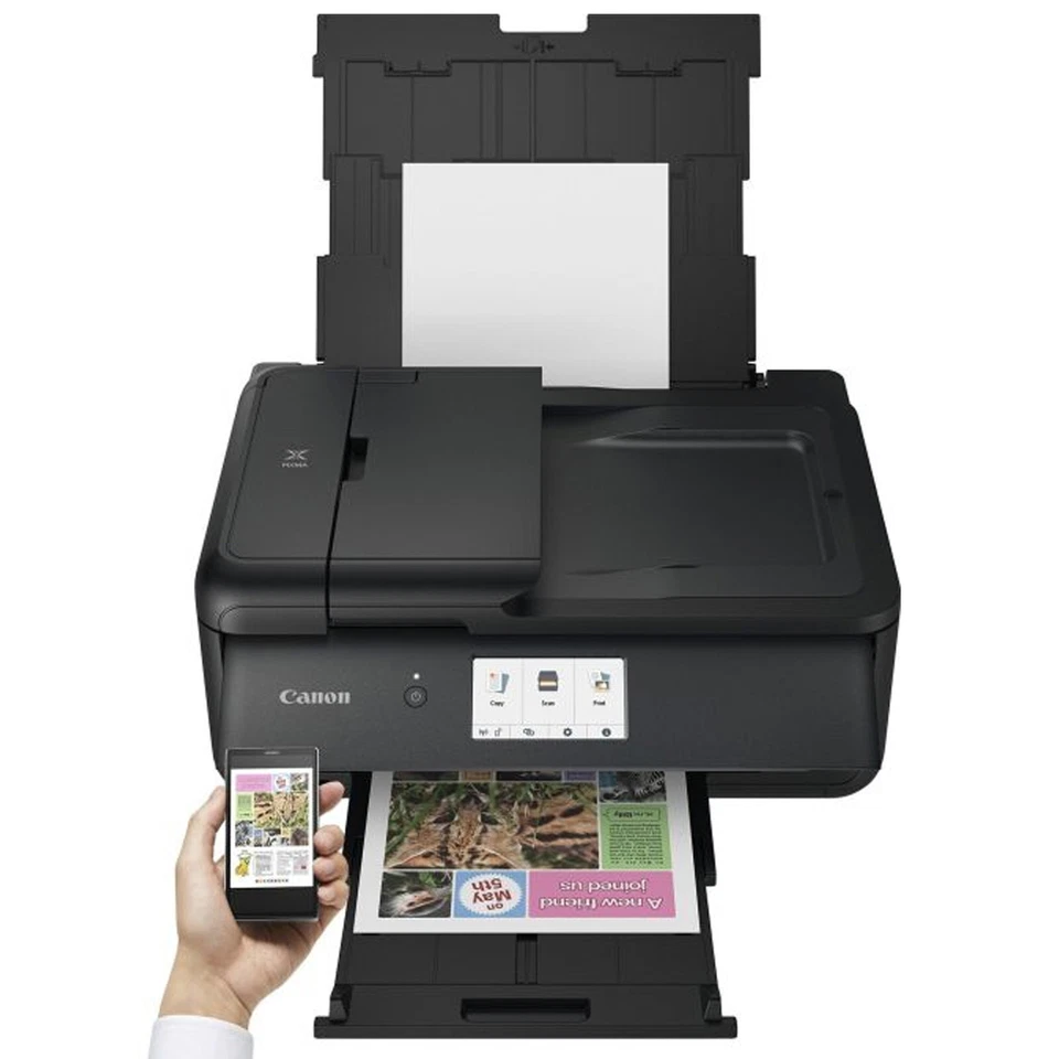 Canon PIXMA TS9550a Multifunktionsdrucker A3 mit 5 kompatiblen realink Tinten - Bild 4 von 4