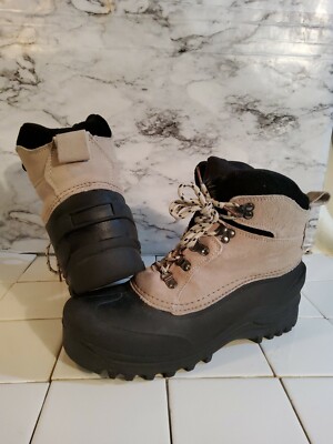 ITASKA MENS THINSULATE Waterproof Black Hiking Boots 9.5 Like New Condition EUC Itasca Thinsulate Insulation 3M Winter Snow Boots Black  main image 4