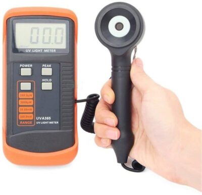 UV Light Meter UV Radiometer with Test Range 0-400mW/cm2 Accuracy ±(4%FS+2dgt)