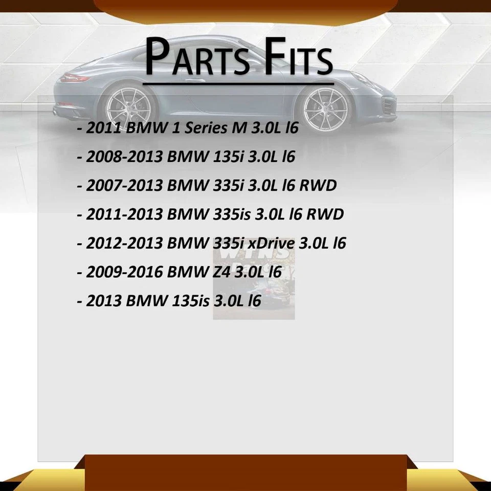 Soportes de motor y transmisión AT 4x para BMW 335i xDrive 3,0 L 2012-2013 Foto 2 de 4