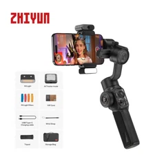 Zhiyun Smooth 5S AI Pro 3-Axis Gimbal Stabilizer w/ Light for iPhone Smartphone